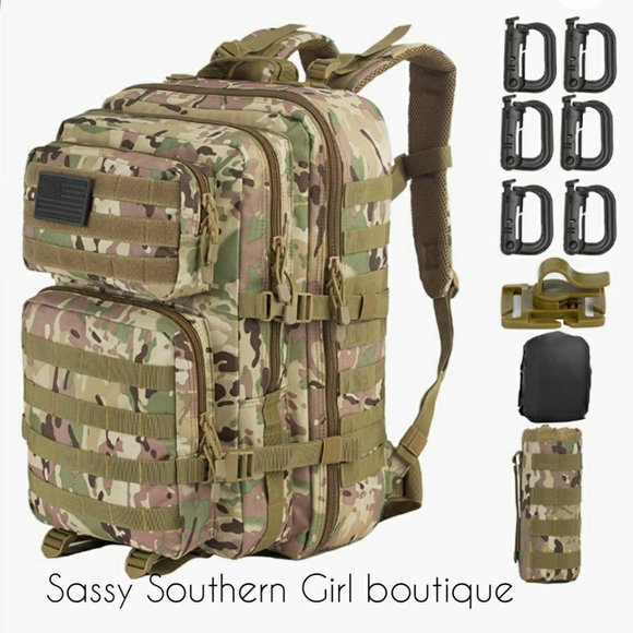 🆕⭐ Military camouflage tactical backpack - Picture 1 of 16